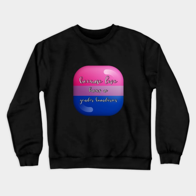 Because love knows no gender boundaries Crewneck Sweatshirt by UnCoverDesign